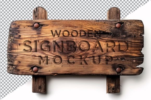 Download Vintage Wooden Signage Mockup Template - Premium Resources