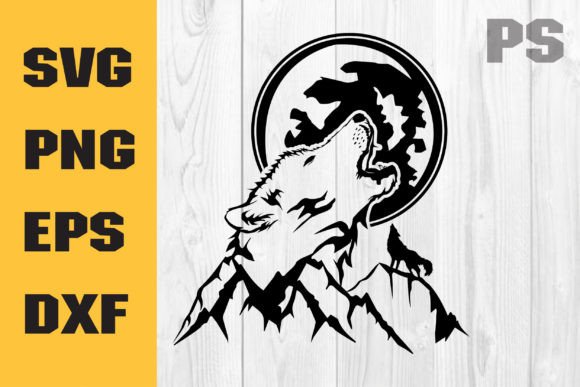 Download Howling Wolf SVG , Wolf - Howling wolf svg Collection
