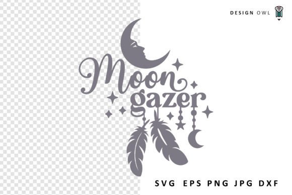 Download Moon Gazer - Celestial SVG - Celestial svg Collection