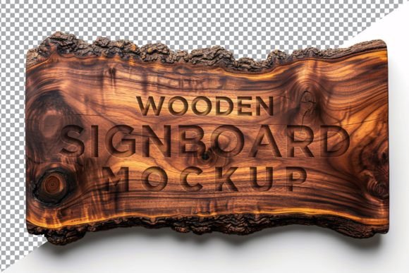Download Vintage Wooden Signage Mockup Template - Signage mockup Collection