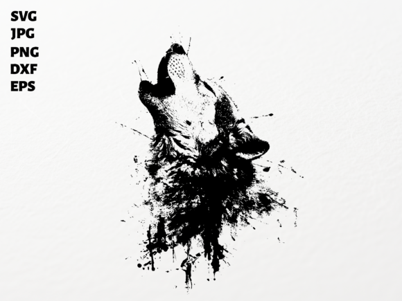 Download Howling Wolf SVG for Cricut Sublimation - Howling wolf svg Collection