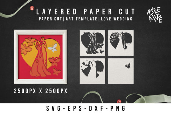 Download Papercut | Wedding 3D Shadow Box | Love - Wedding 3d shadow box Collection