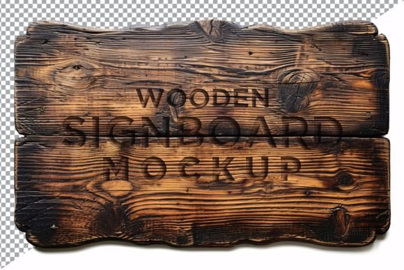 Download Vintage Wooden Signage Mockup Template - Signage mockup Collection