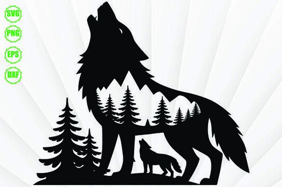 Download Howling Wolf SVG - Howling wolf svg Collection
